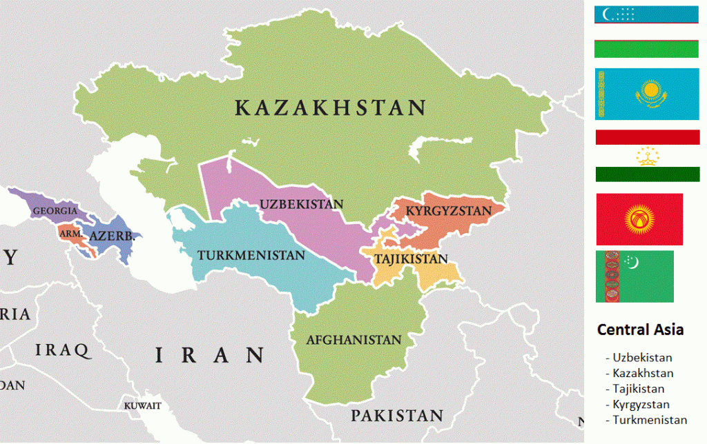 Central Asia countries